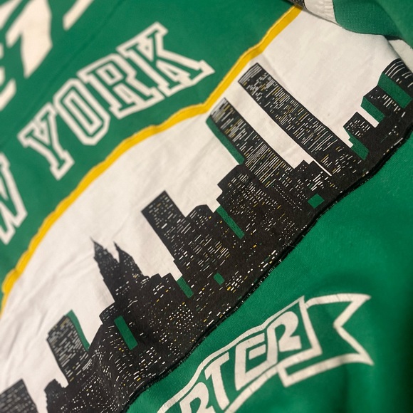 Extremely rare vintage 80’s blue tag STARTER NFL New York Jets skyline crewneck. - Picture 5 of 7